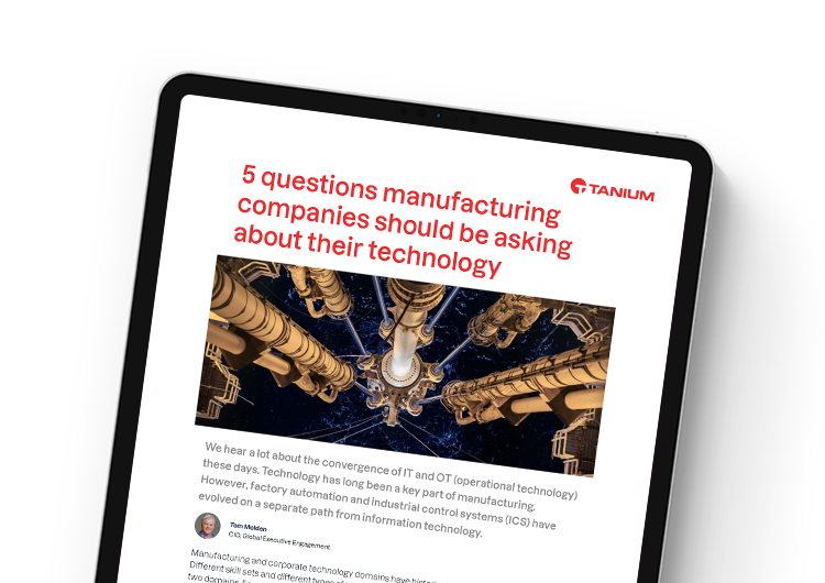 5 Questions for Manufacturing Companies White Paper cover image